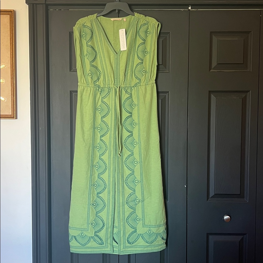 Soft Surroundings Ellison Green Dress